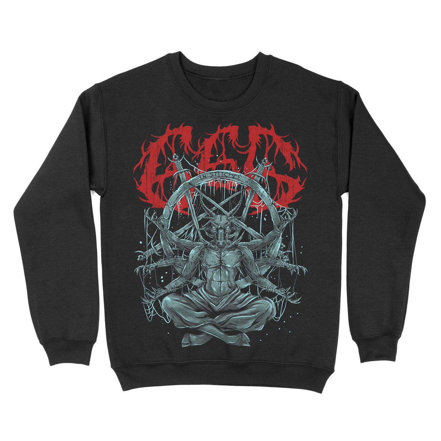 RED 666 Mark of the Beast - Crewneck Sweatshirt