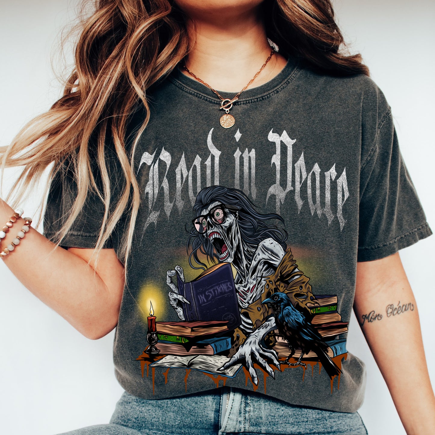 Read In Peace - Comfort Colors Graphic Tee