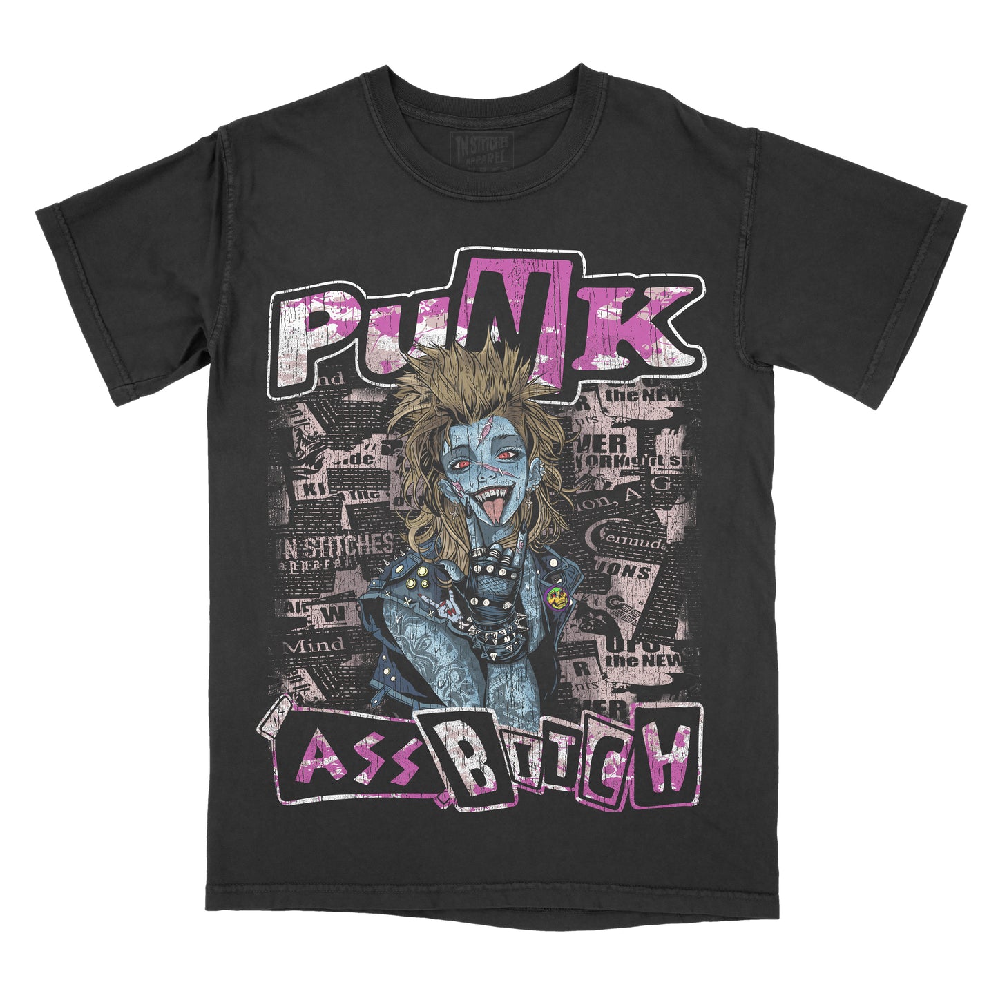 Punk Ass Bitch - Comfort Colors Graphic Tee