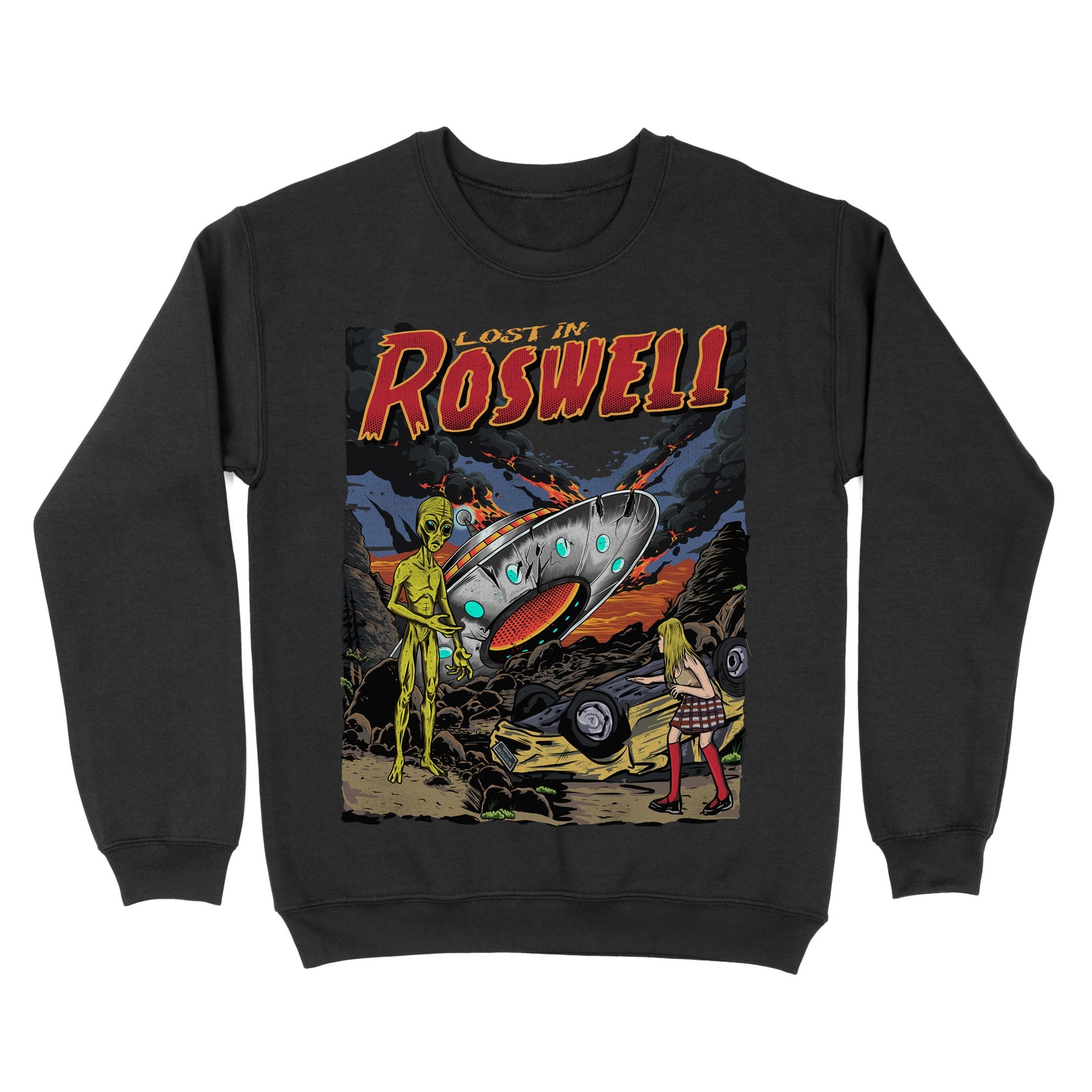 Lost In Roswell - Crewneck Sweatshirt