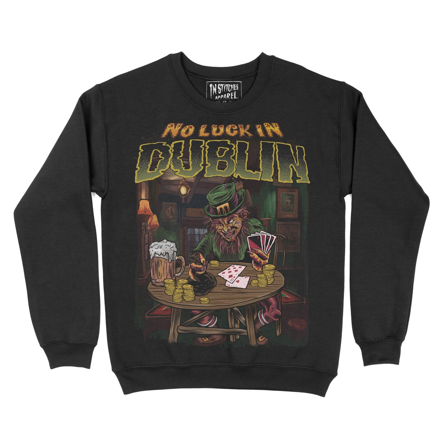 No Luck In Dublin - Crewneck Sweatshirt