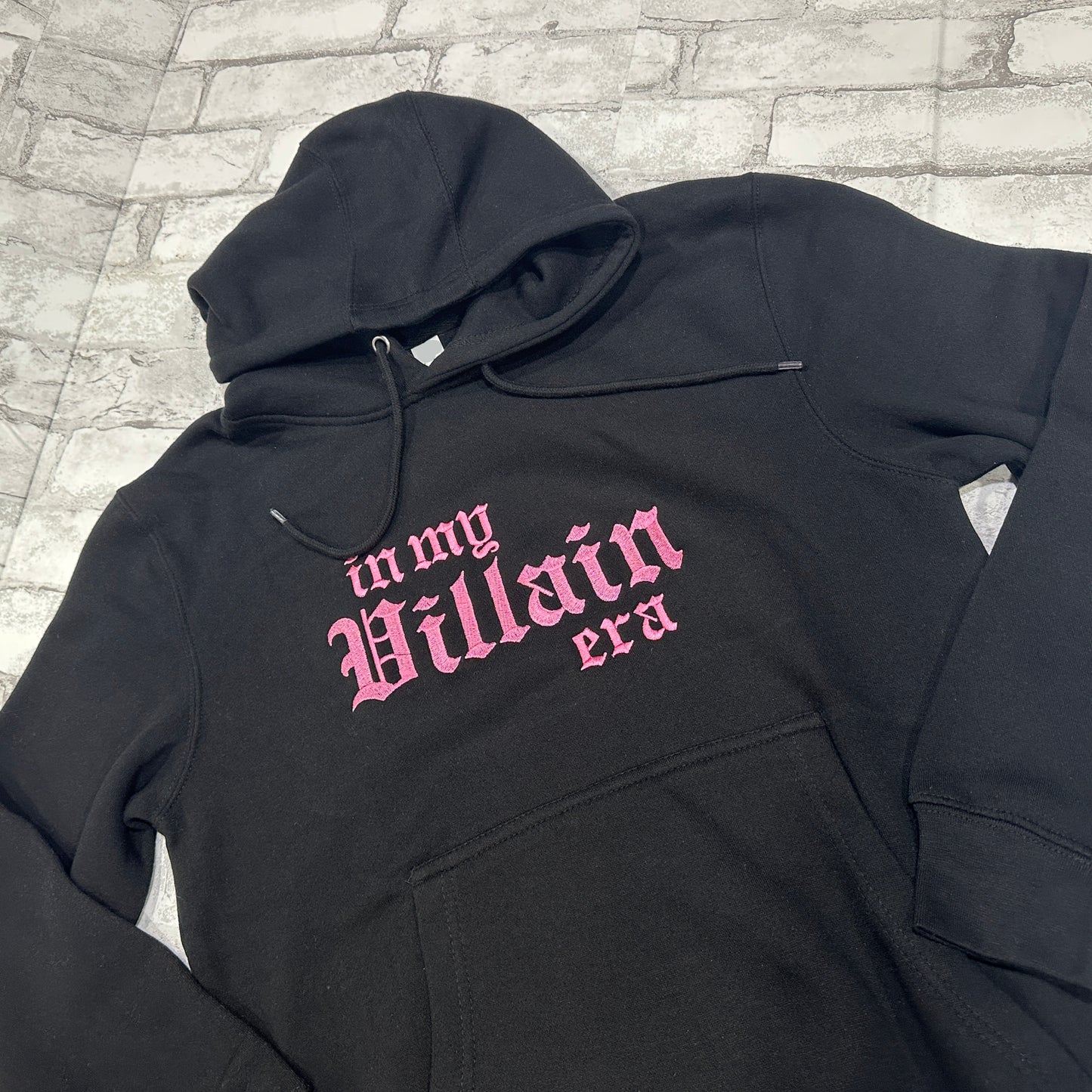 PINK In My Villain Era™ - Embroidered Hoodie