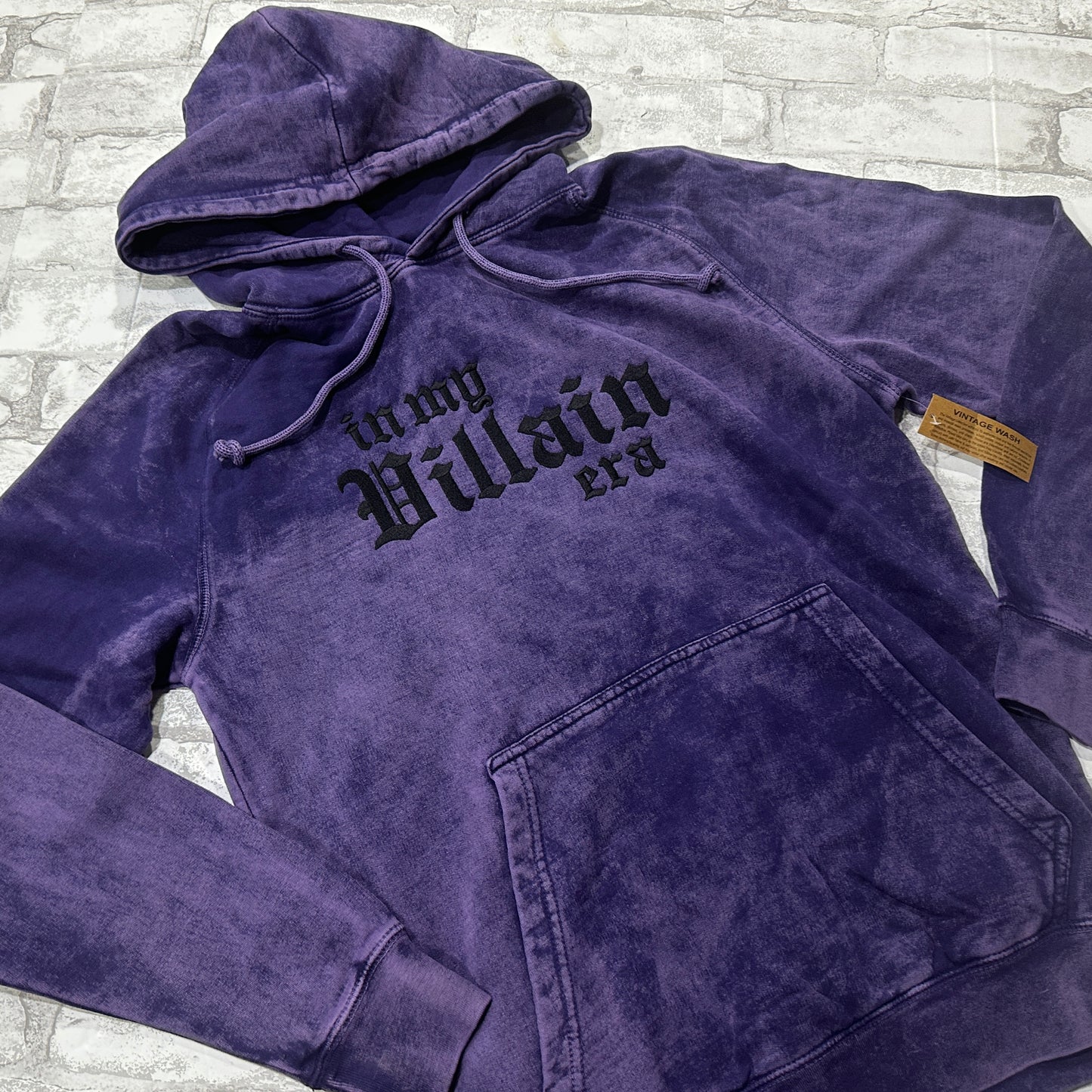 In My Villain Era™  - Embroidered Vintage Hoodie