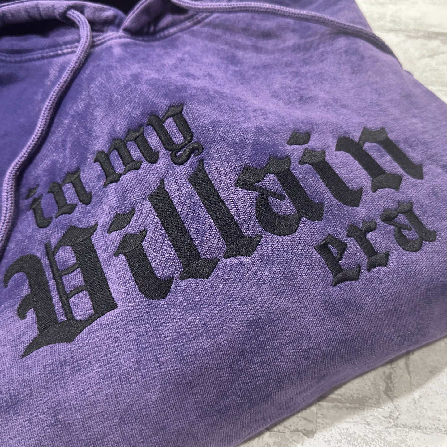 In My Villain Era™  - Embroidered Vintage Hoodie