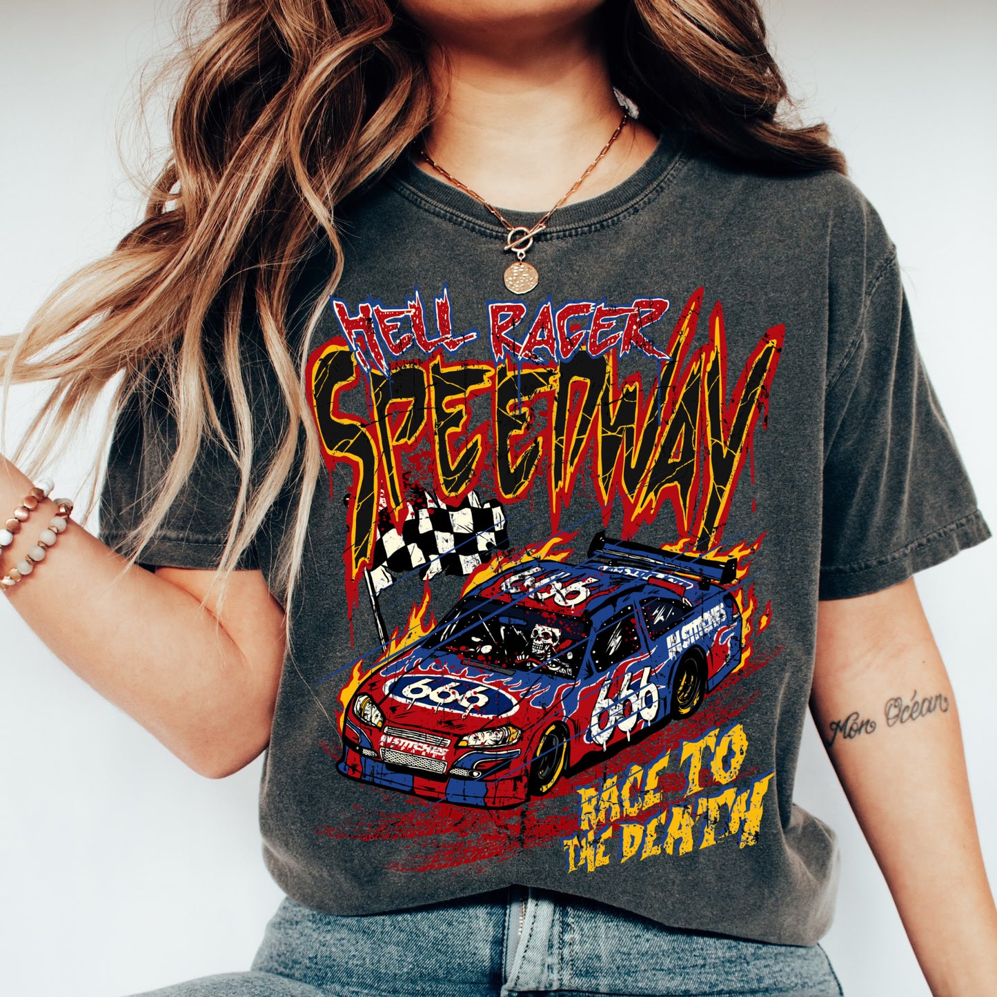 Hell Racer - Comfort Colors Graphic Tee