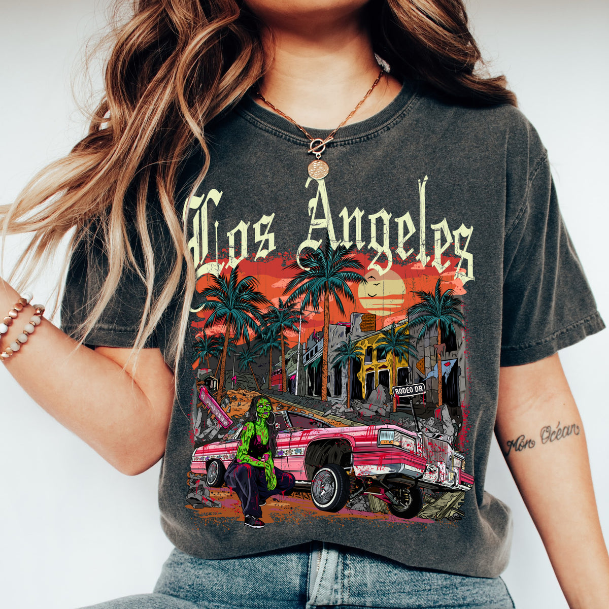 Low Rider Apparel Los Angeles Lowrider - Comfort Colors Graphic Tee – In Stitches Apparel