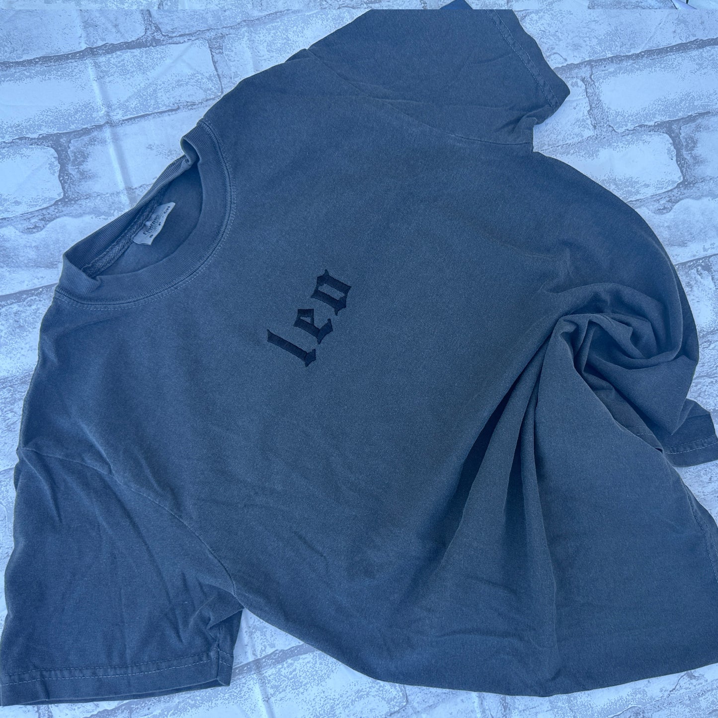 Gemini Zodiac Shirt- Comfort Colors Embroidered Tee (Copy)