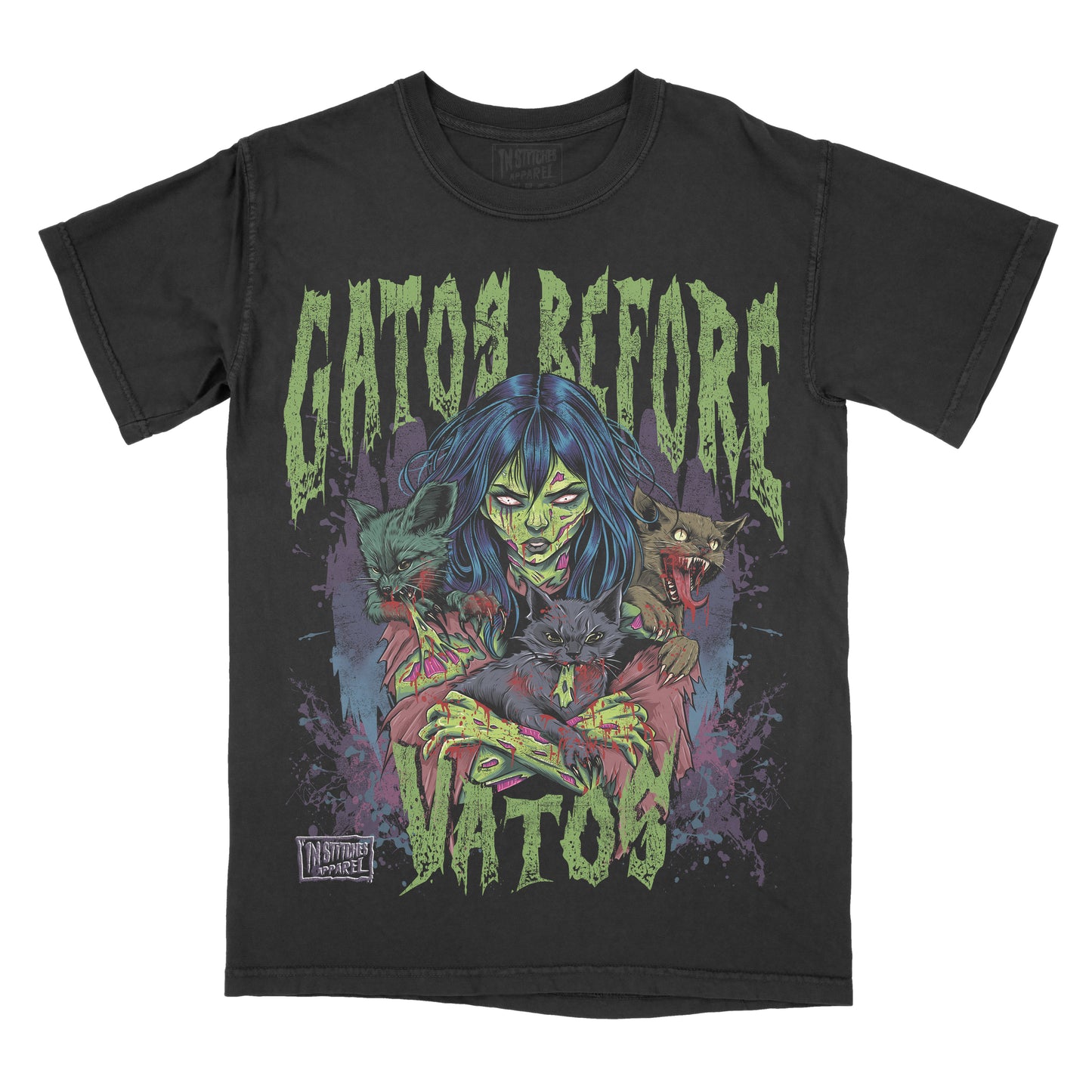 Gatos Before Vatos - Comfort Colors Graphic Tee