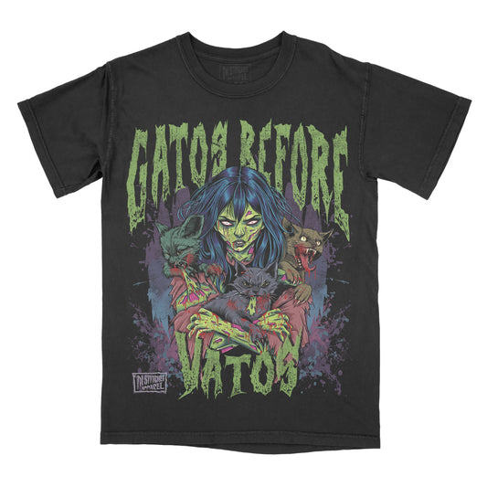 Gatos Before Vatos - Comfort Colors Graphic Tee
