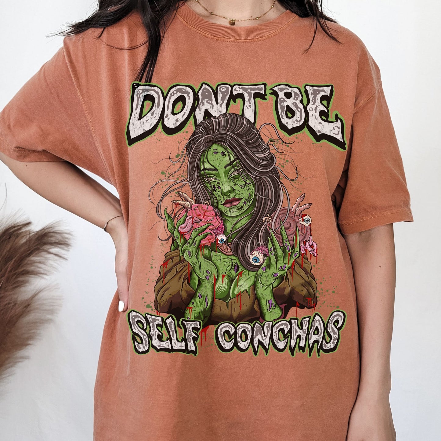 Self Conchas Zombie Girl - Comfort Colors Graphic Tee