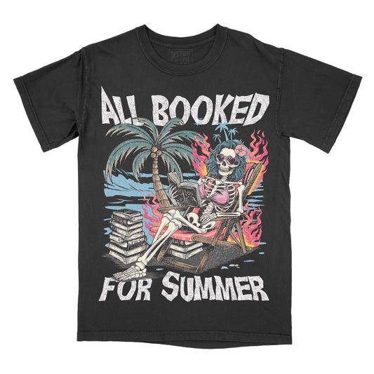All Booked For Summer - Comfort Colors Graphic Tee