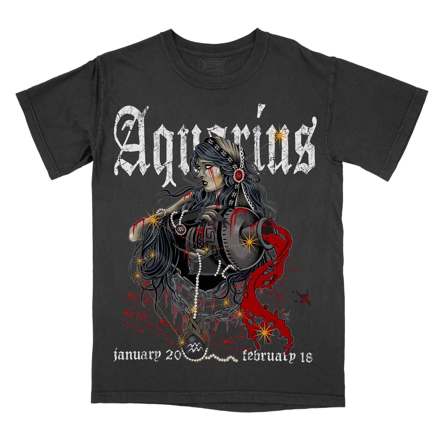 Aquarius - Comfort Colors Graphic Tee