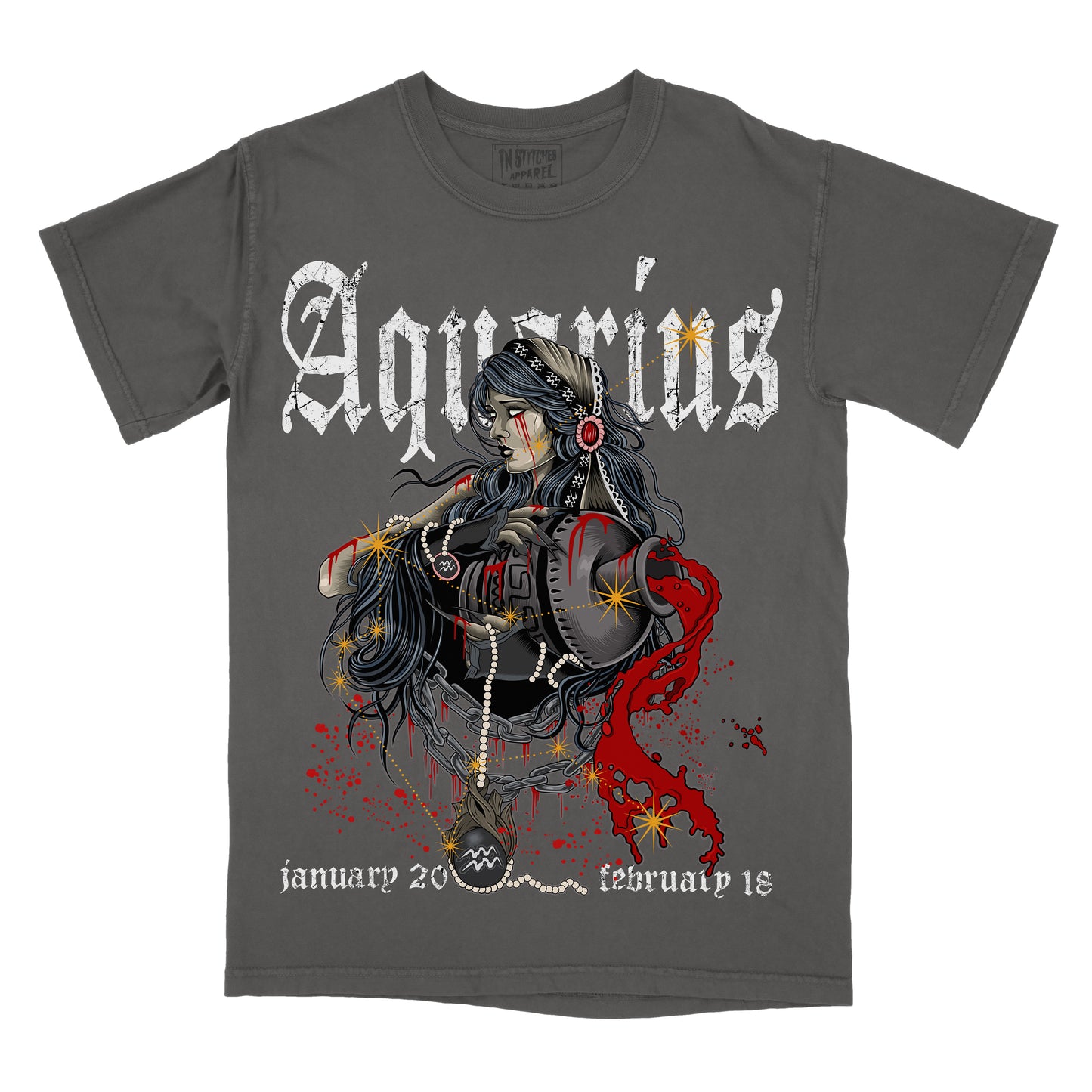 Aquarius - Comfort Colors Graphic Tee