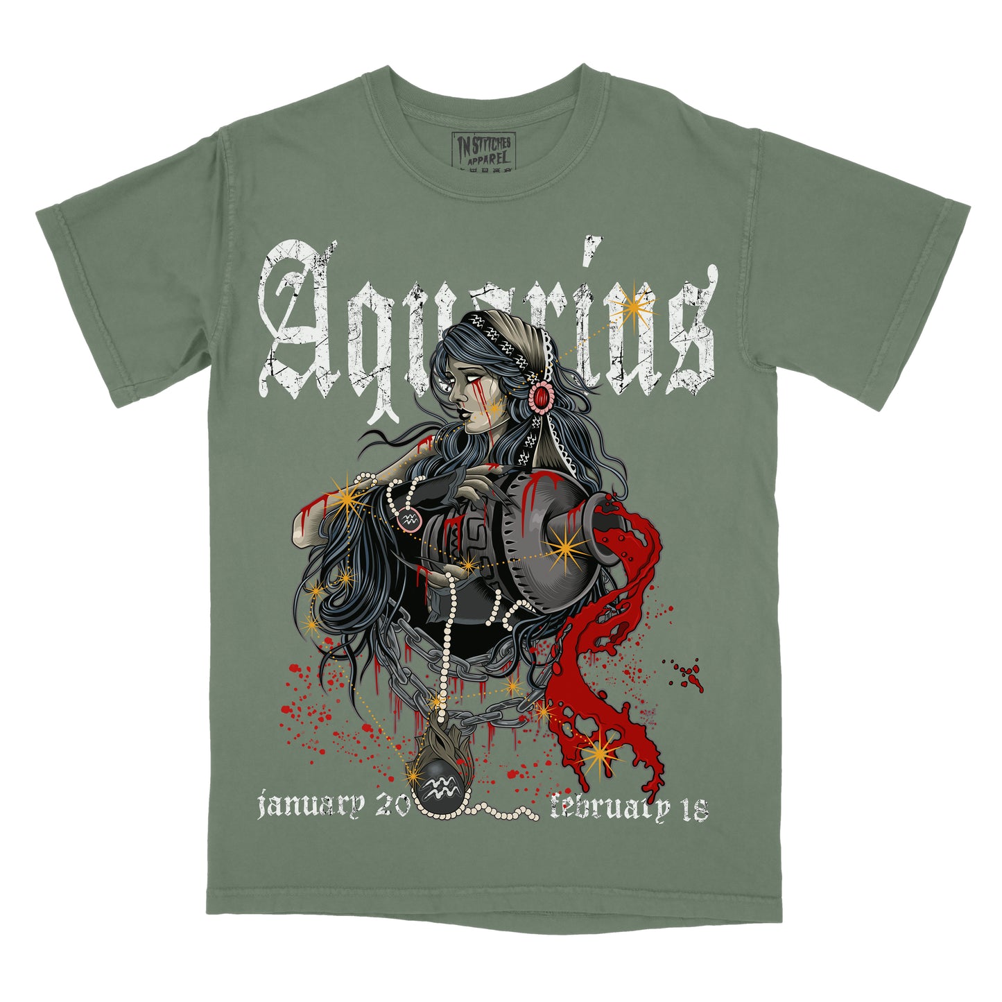 Aquarius - Comfort Colors Graphic Tee