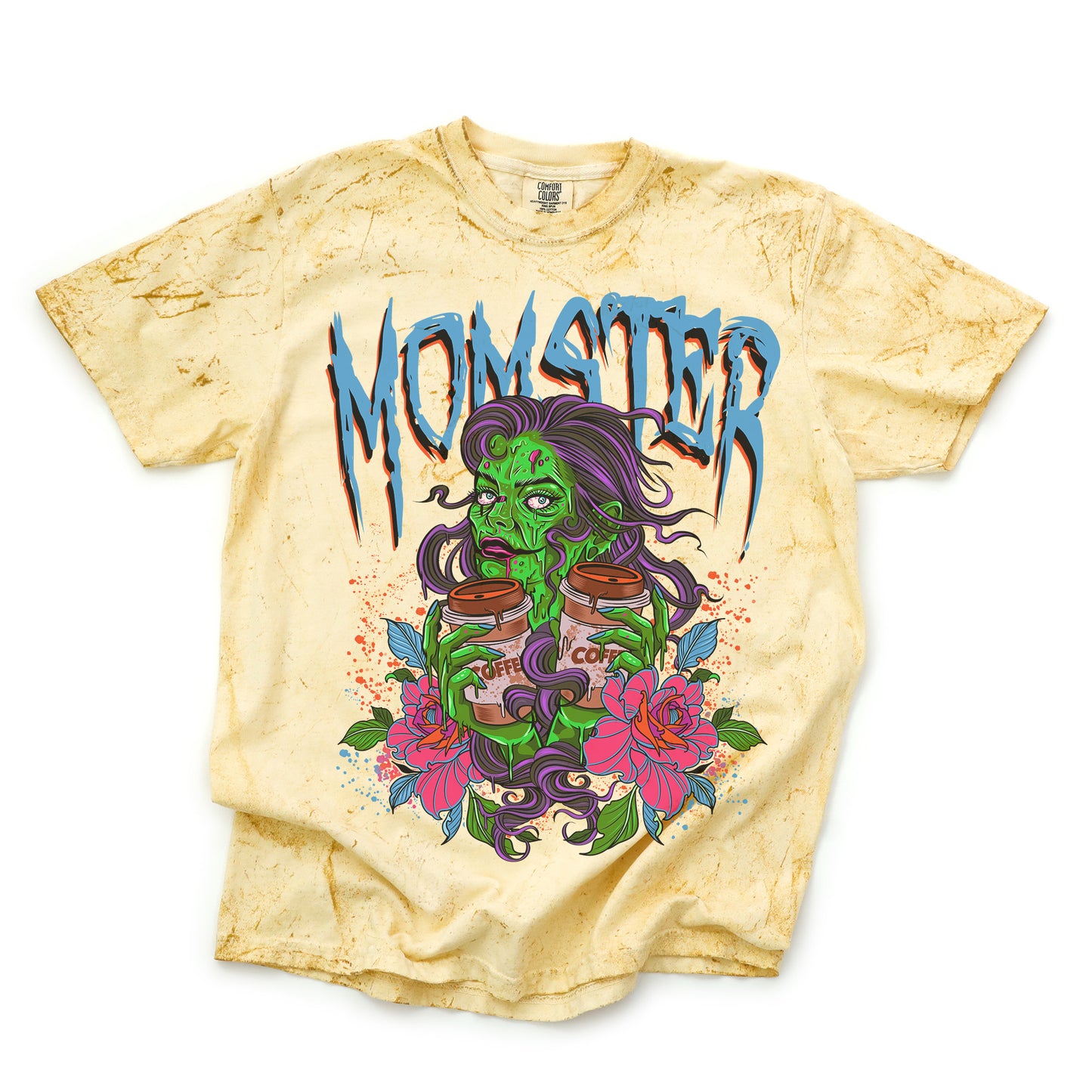 Momster - Color Blast Comfort Colors Graphic Tee