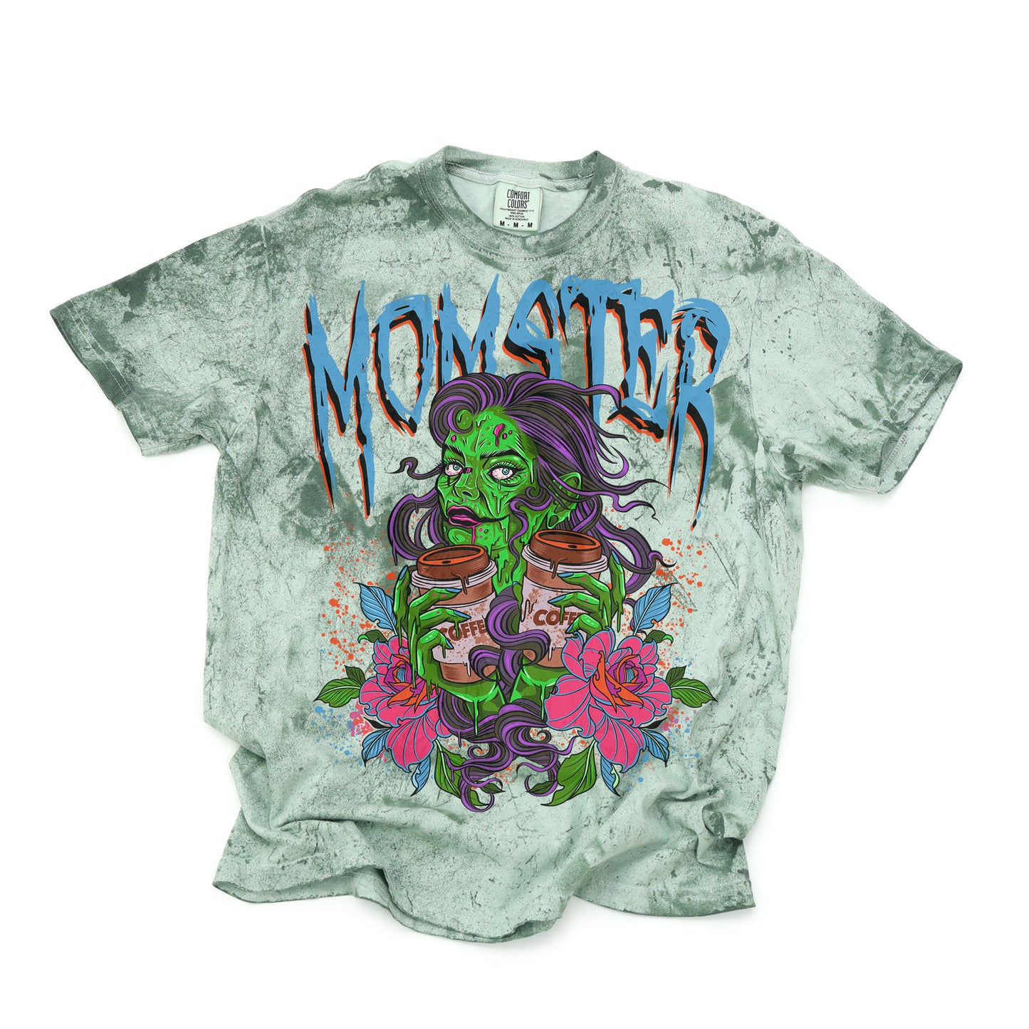 Momster - Color Blast Comfort Colors Graphic Tee