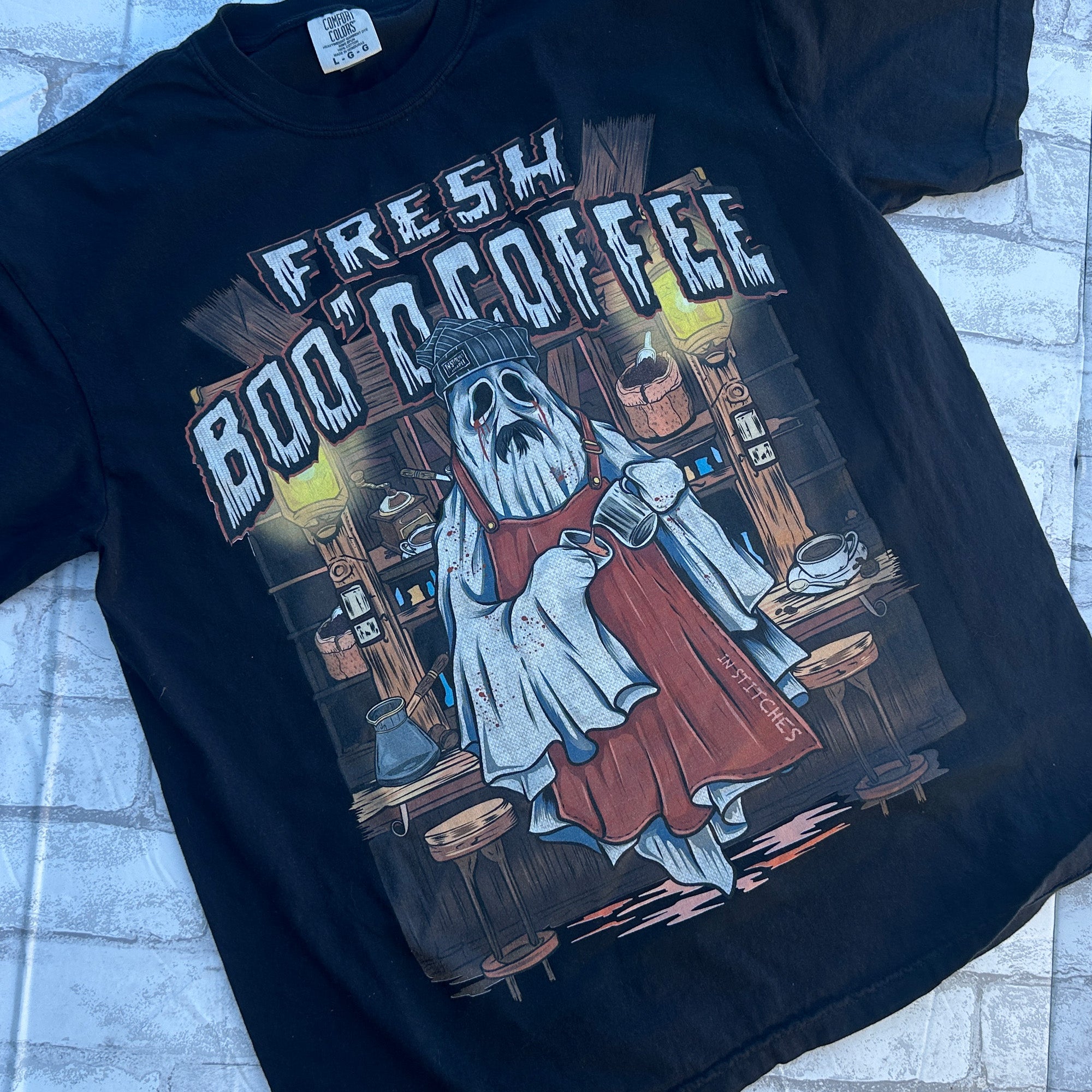 Fresh Boo Fresh Boo'd Coffee - Comfort Colors Graphic Tee – In Stitches Apparel