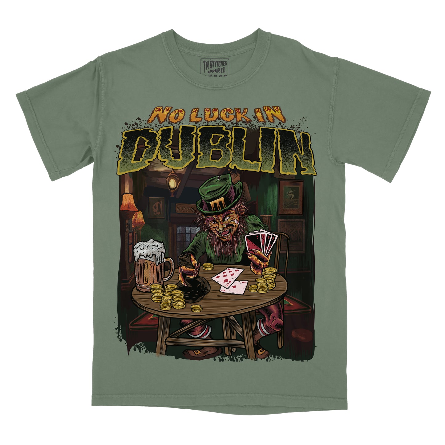 No Luck In Dublin - Comfort Colors Graphic Tee