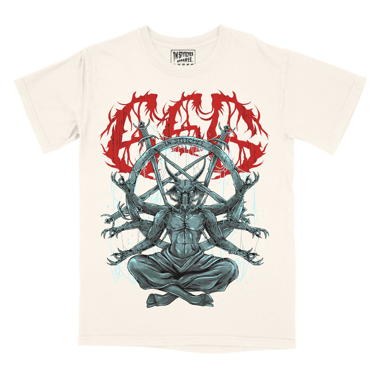 RED 666 Mark of the Beast - Comfort Colors Graphic Tee