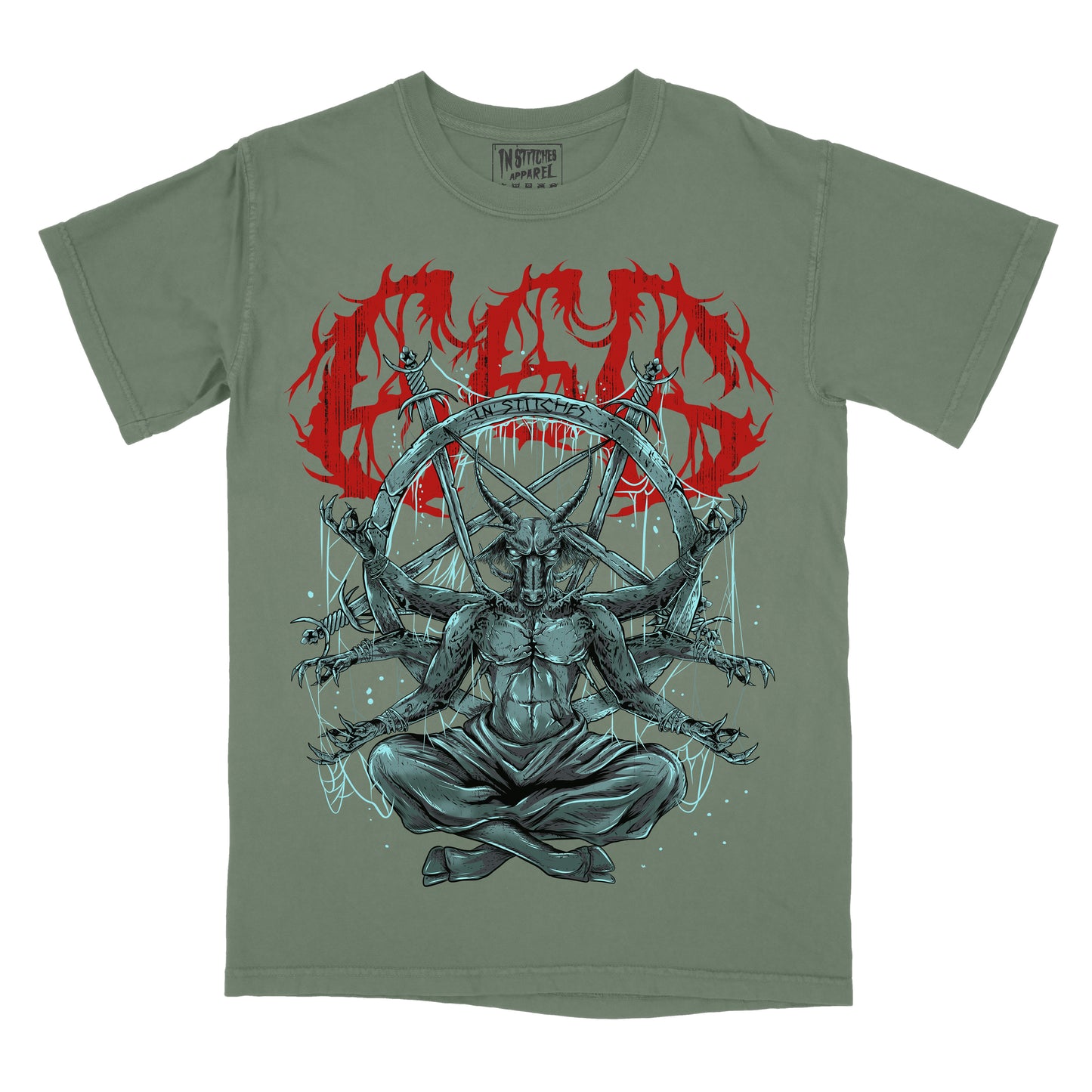 RED 666 Mark of the Beast - Comfort Colors Graphic Tee