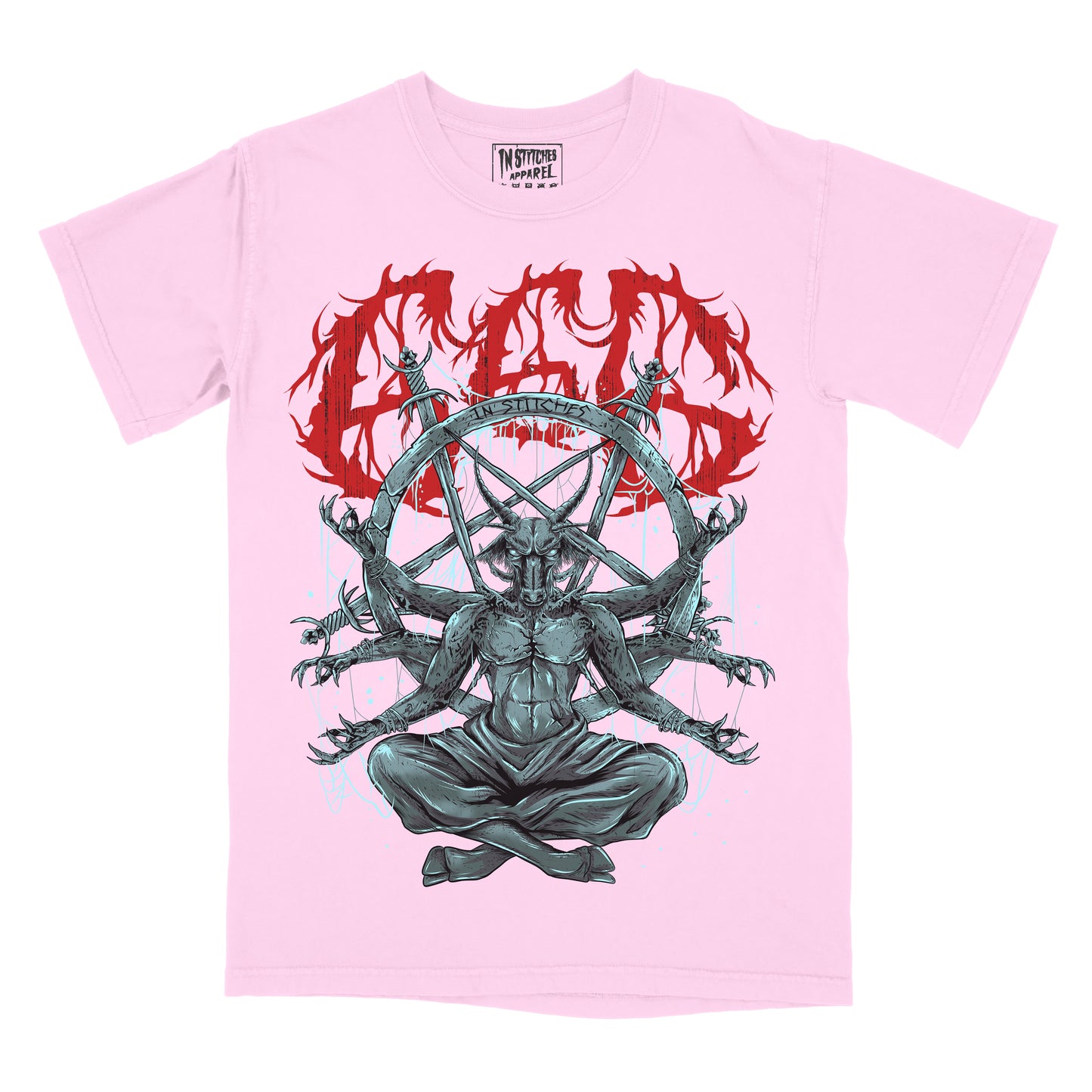 RED 666 Mark of the Beast - Comfort Colors Graphic Tee