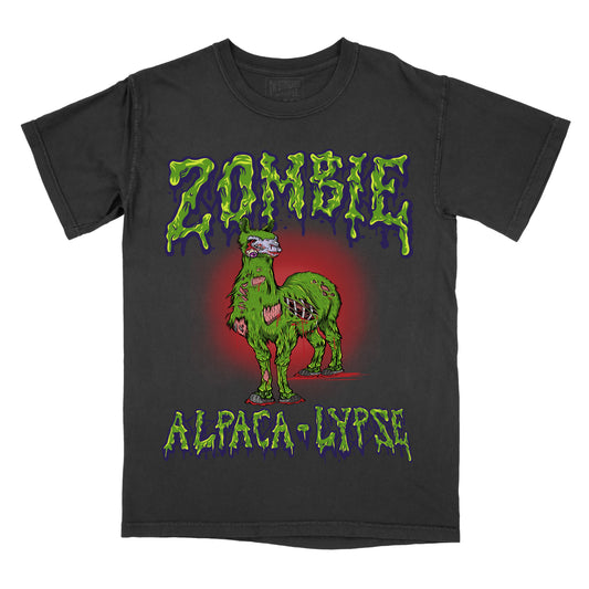 Zombie Alpaca-Lypse - Comfort Colors Graphic Tee