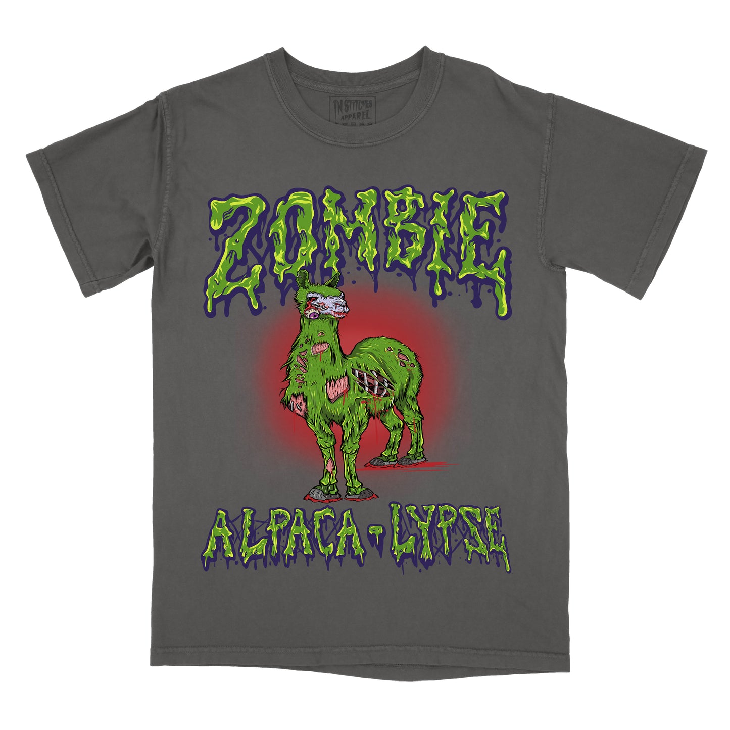 Zombie Alpaca-Lypse - Comfort Colors Graphic Tee