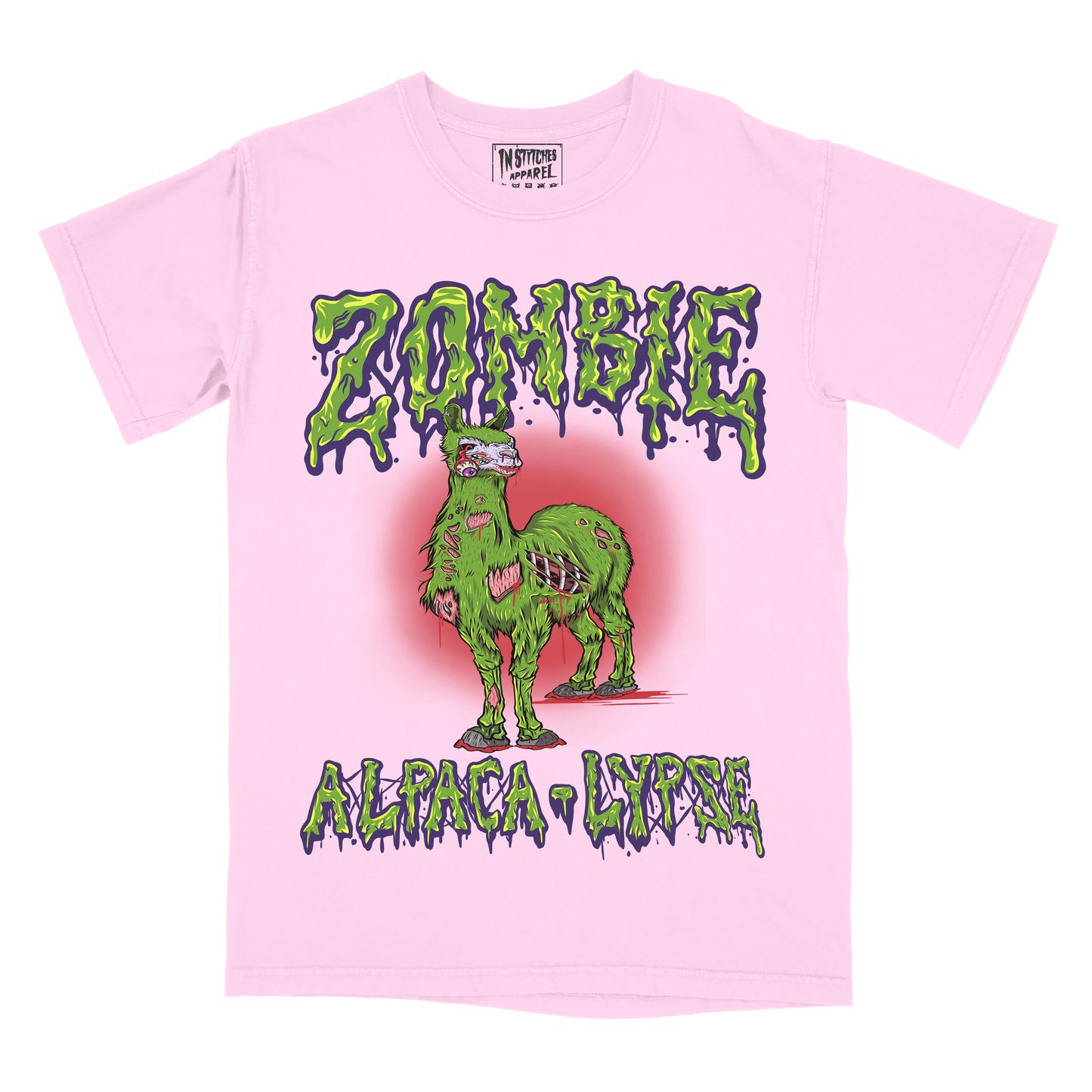 Zombie Alpaca-Lypse - Comfort Colors Graphic Tee